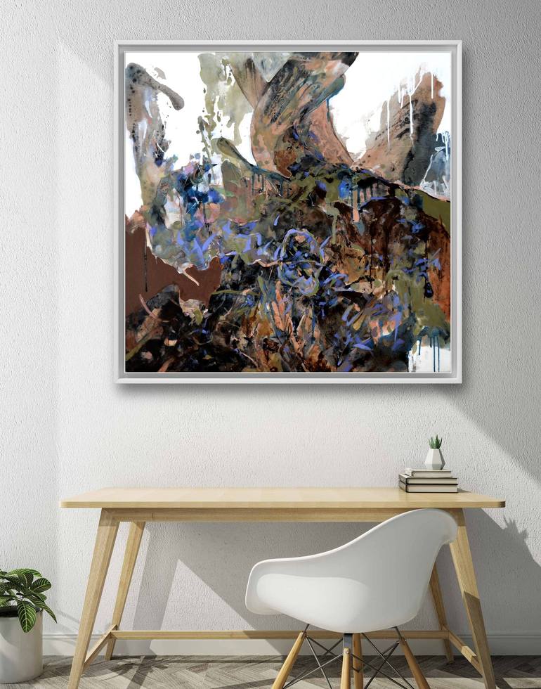 Original Abstract Painting by Rafael Matias