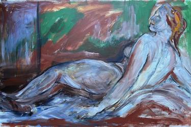 Original Expressionism Nude Paintings by marlyse ruess