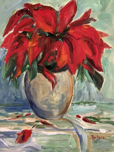 Original Expressionism Floral Paintings by marlyse ruess