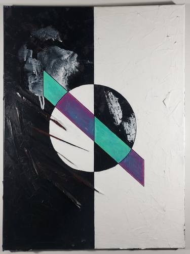 Original Abstract Expressionism Science/Technology Paintings by Patrick Mccabe