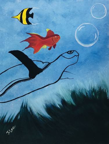 Print of Illustration Fish Paintings by Junrey Lee