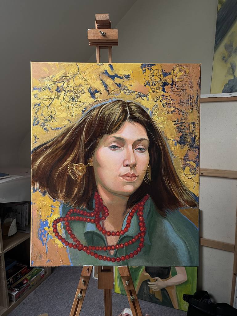 Original Contemporary Portrait Painting by Mariya Borysova