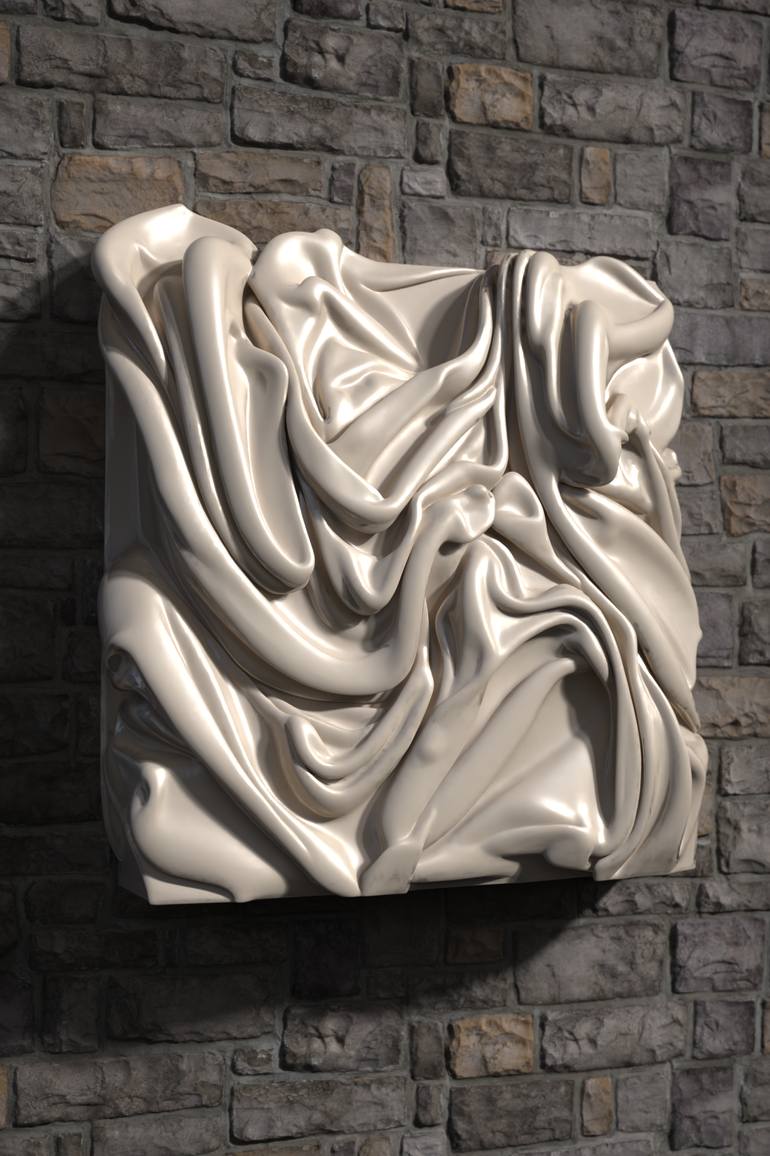 Original Abstract Love Sculpture by Elena Wang