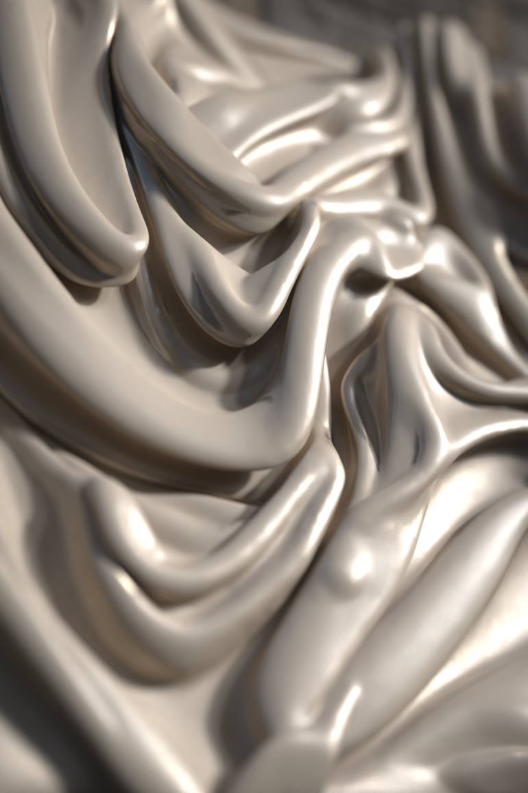 Original Abstract Love Sculpture by Elena Wang