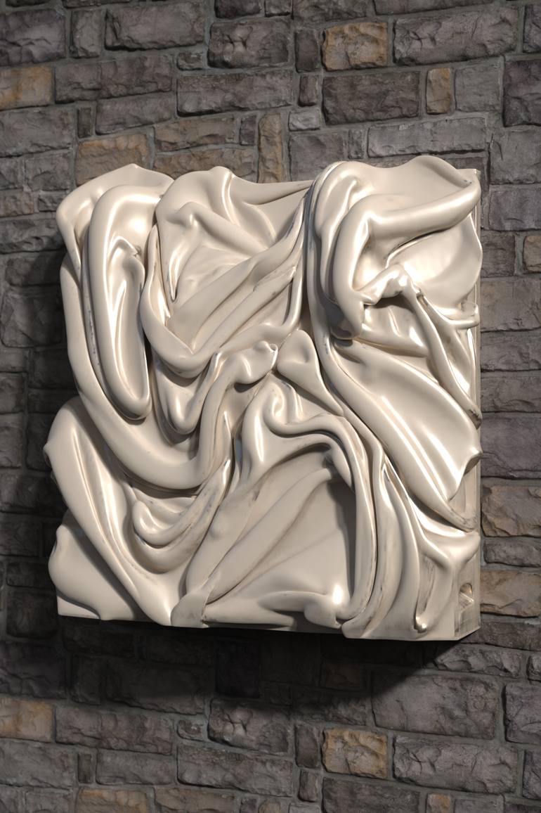 Original Abstract Love Sculpture by Elena Wang