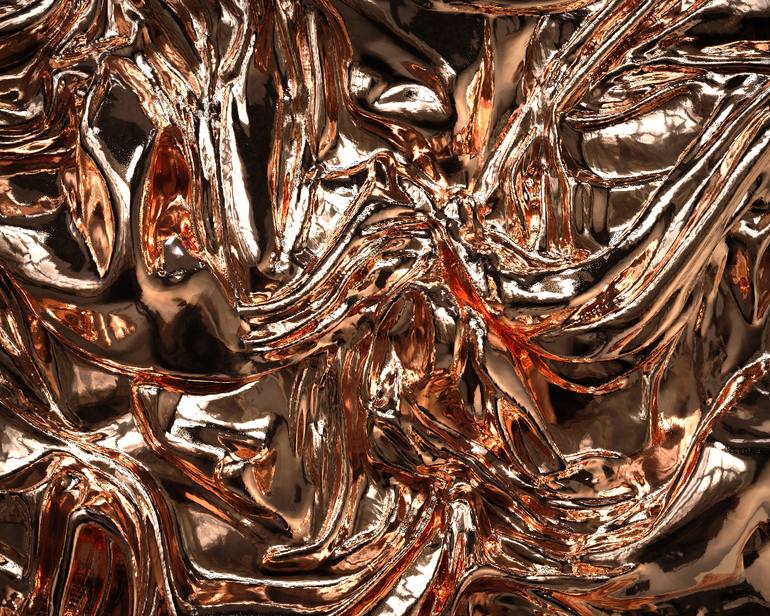Original Abstract Love Sculpture by Elena Wang
