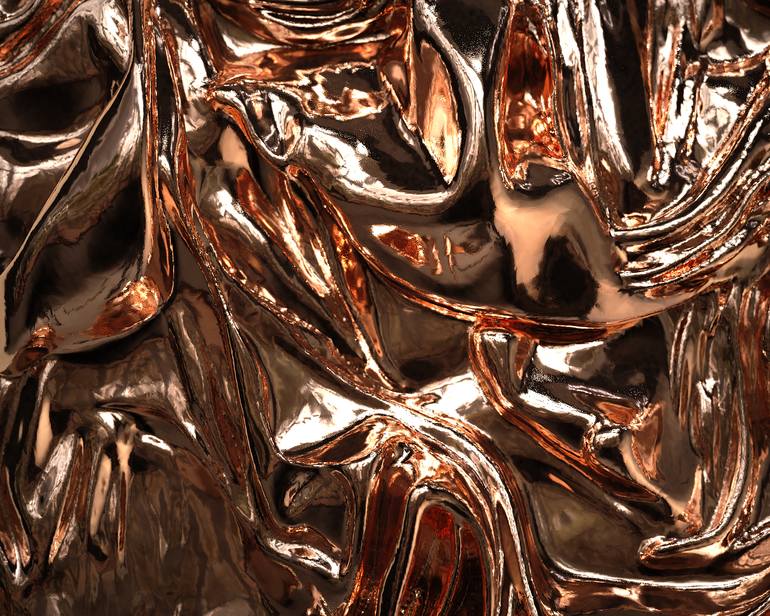 Original Abstract Love Sculpture by Elena Wang