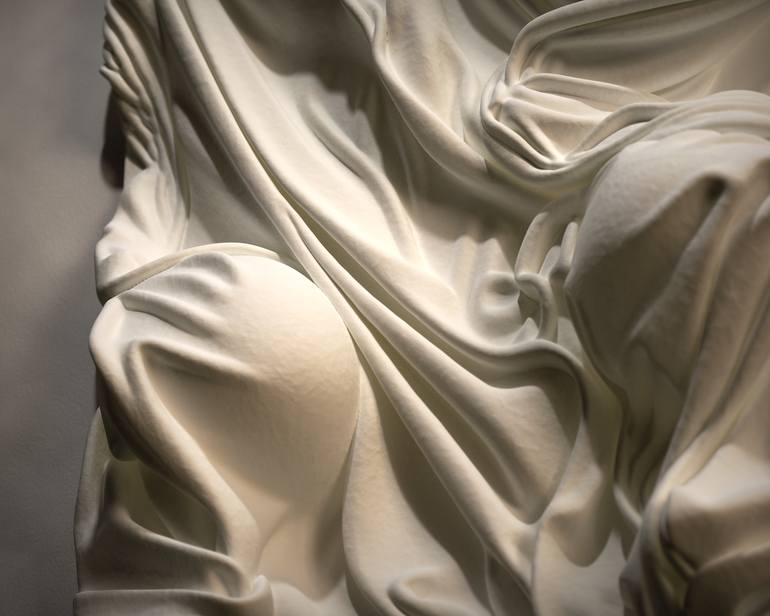 Original Abstract Love Sculpture by Elena Wang
