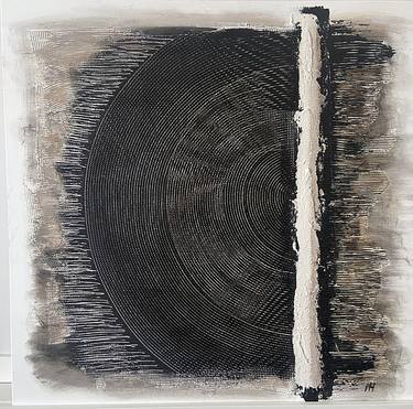 Original Conceptual Abstract Painting by Isabelle Hamard
