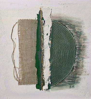 Original Conceptual Abstract Painting by Isabelle Hamard