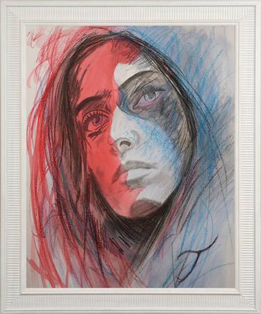Print of Abstract Portrait Drawings by Tibor Ori