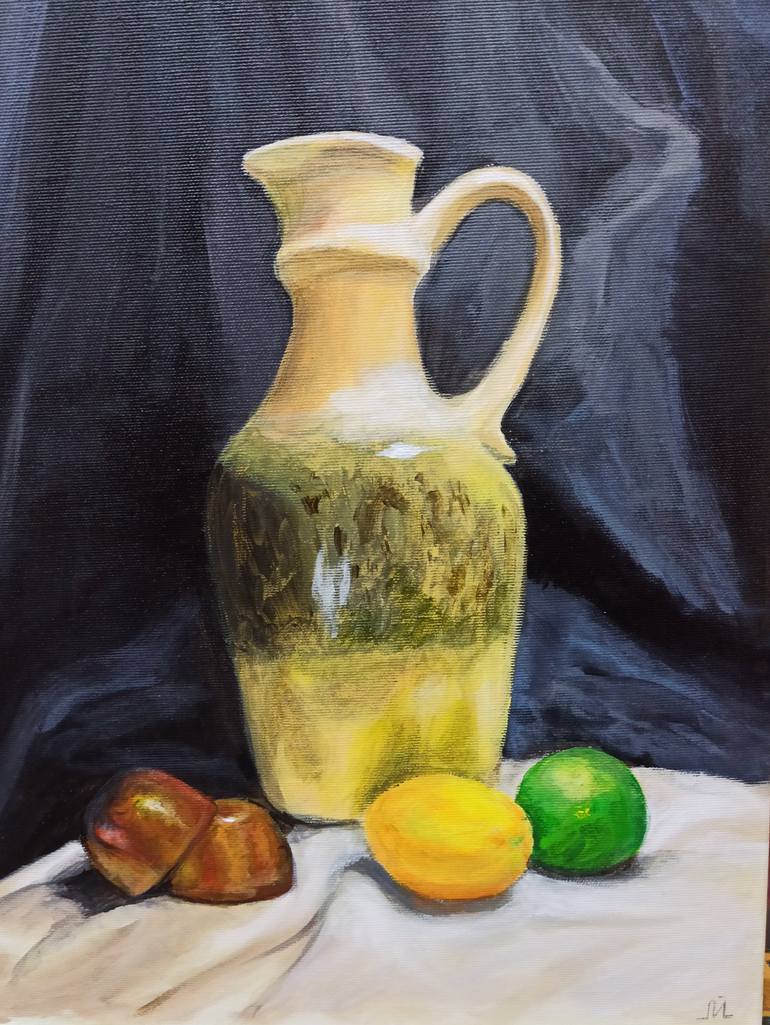 Original Realism Still Life Painting by Lyubka Yordanova