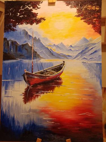 Original Boat Paintings by Martin Onderko
