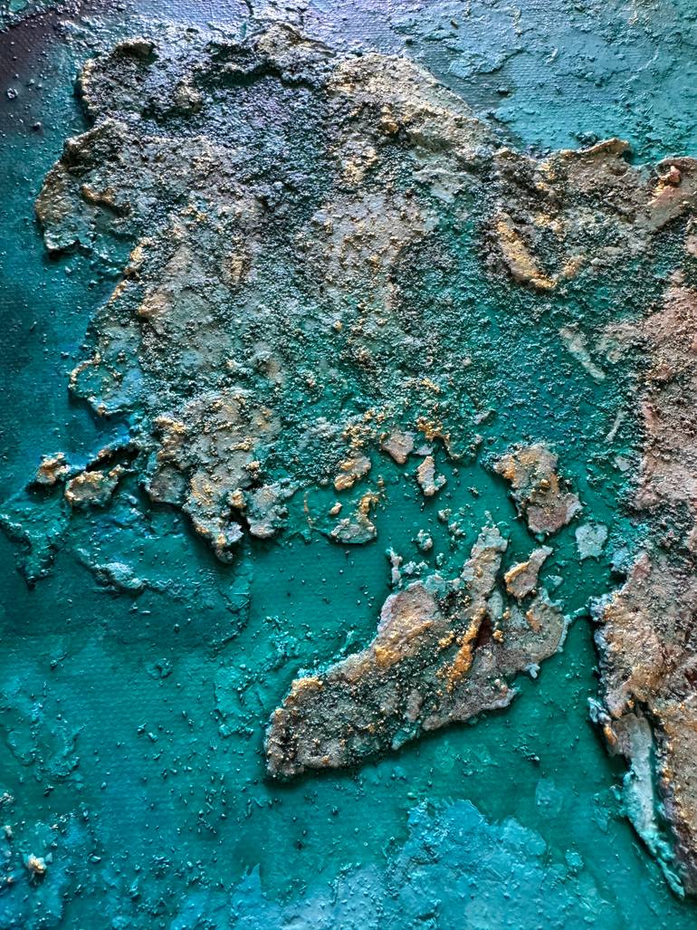 Original Other Seascape Mixed Media by Fadi Diab