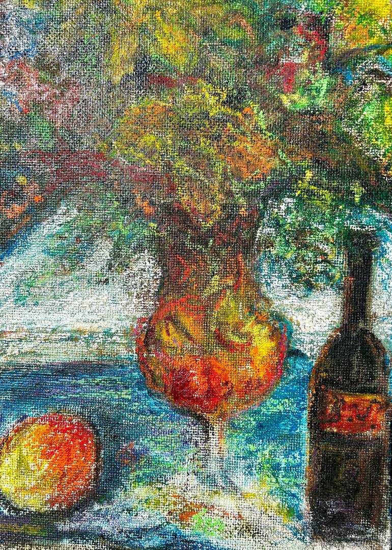 Original Impressionism Food & Drink Painting by Jovica Vucinic