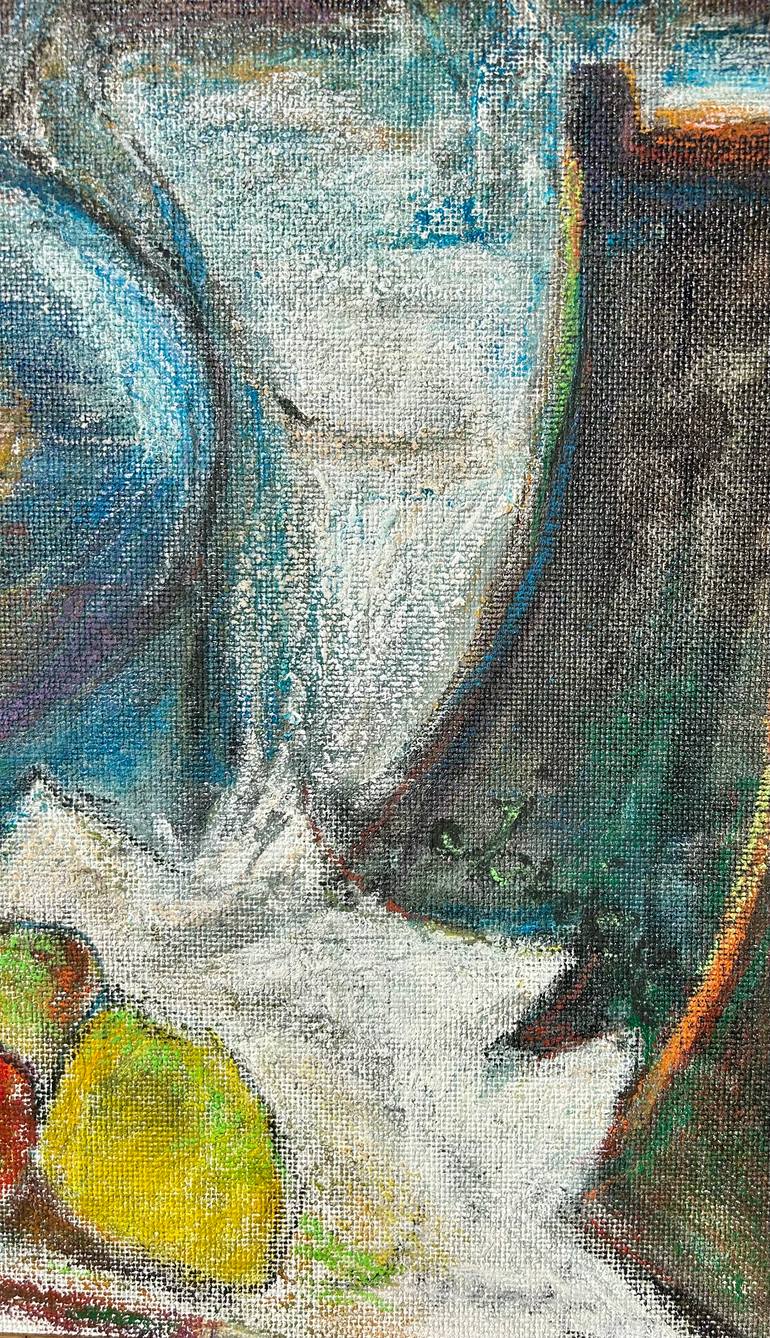 Original Impressionism Food & Drink Painting by Jovica Vucinic