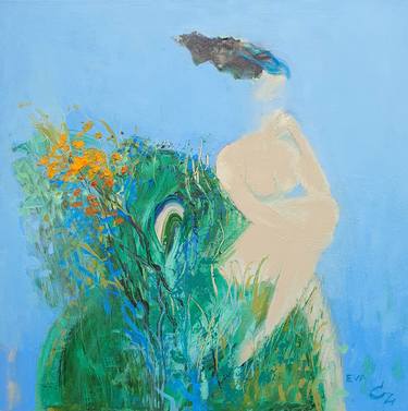 Original Expressionism Nude Paintings by Cozmolici Victoria