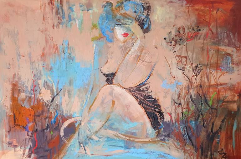 Original  Painting by cozmolici victoria