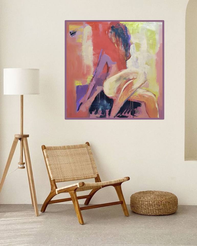 Original Figurative Beach Painting by Cozmolici Victoria