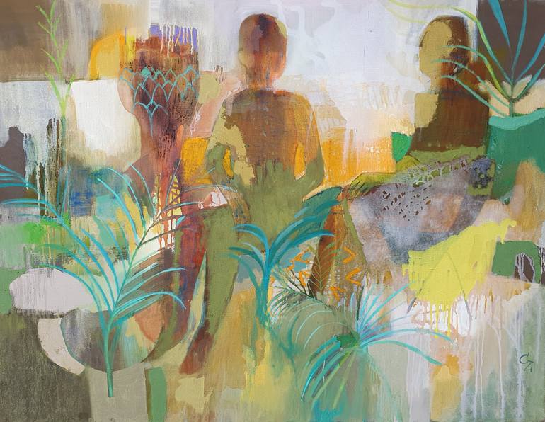 Original Expressionism Floral Paintings by Cozmolici Victoria