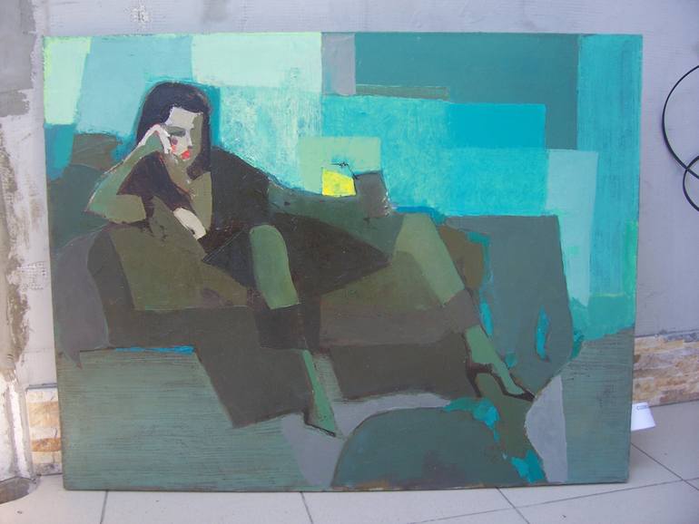 Original Figurative Fashion Painting by Cozmolici Victoria