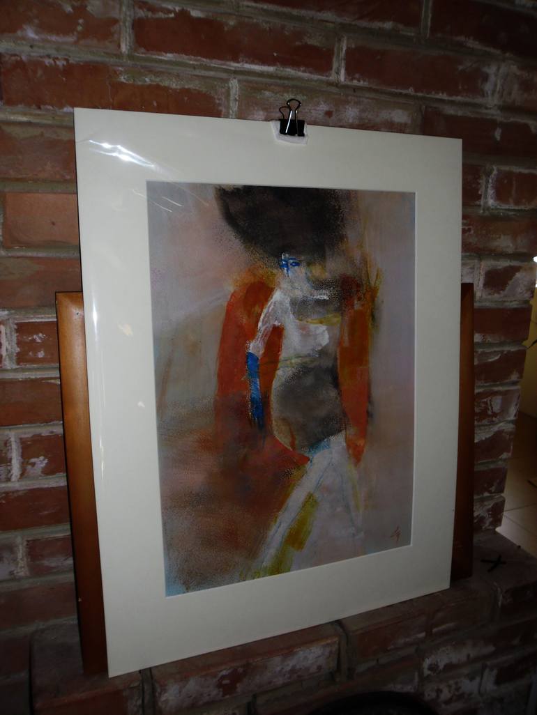 Original Figurative Fashion Painting by Cozmolici Victoria