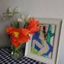 Oil on canvas, original painting framed,nude art, figurative.