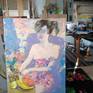 Original painting, oil on canvas, Ready to hang, UNIQUE ART.