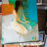 Original figure composition, part of series, oil on canvas,