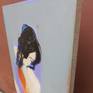 Original painting, series of figure, oil on canvas, linen.