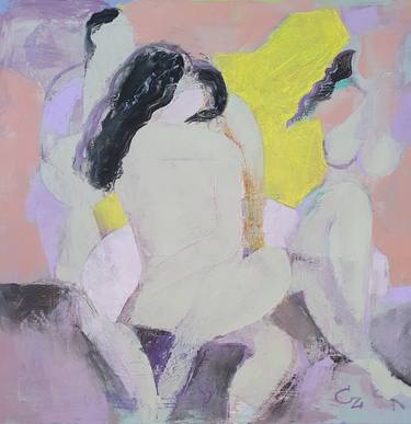 Original Nude Paintings by Cozmolici Victoria