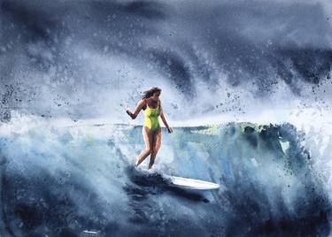 Print of Figurative Water Paintings by Guilhem Sals