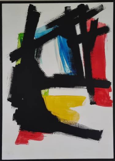 Original Abstract Paintings by Frédéric Halbreich