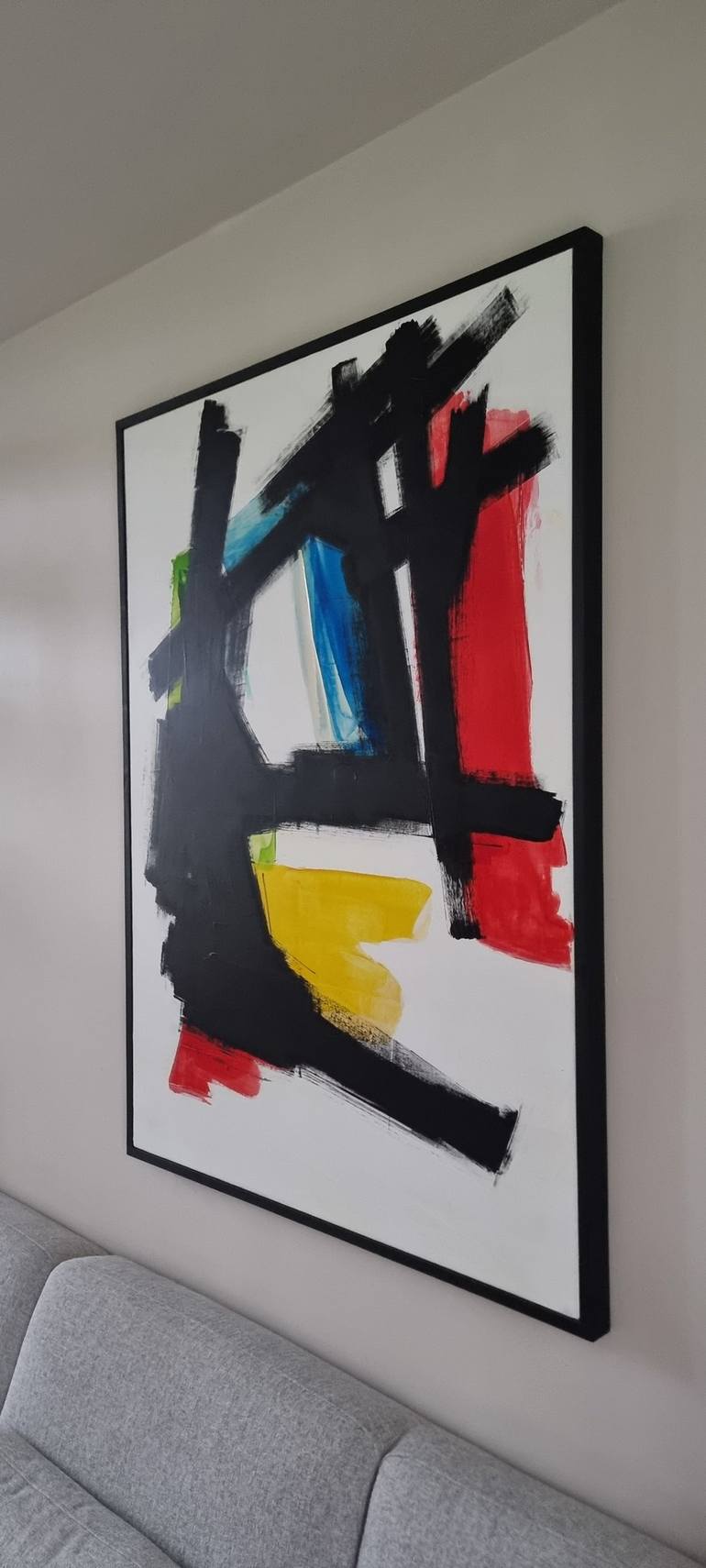 Original Abstract Painting by Frédéric Halbreich