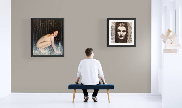 Original Modernism Pop Culture/Celebrity Painting by Kristine Kvitka