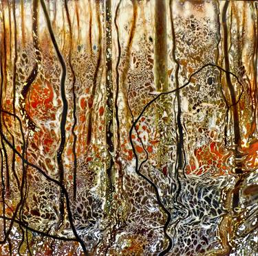 Print of Abstract Expressionism Nature Paintings by Kristine Kvitka
