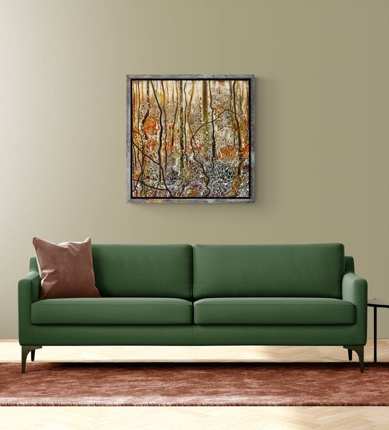 Original Abstract Expressionism Nature Painting by Kristine Kvitka