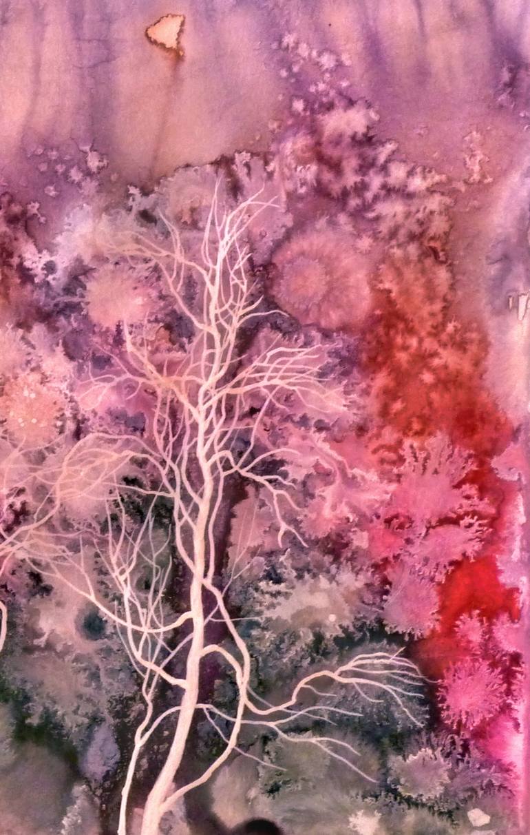Original Modernism Landscape Painting by Kristine Kvitka