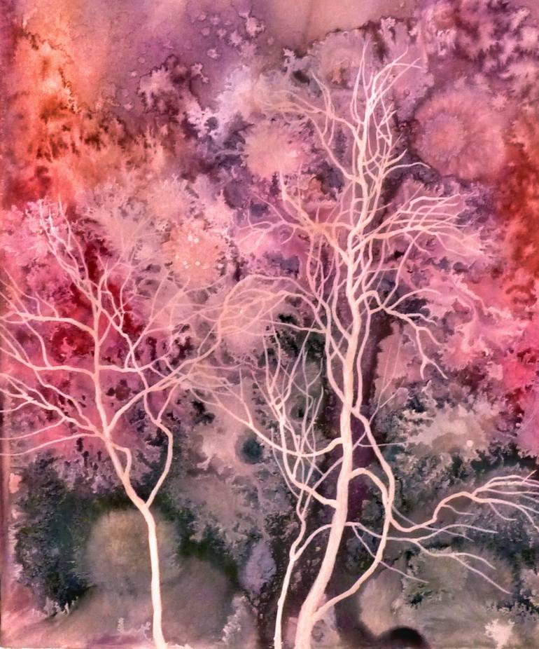 Original Modernism Landscape Painting by Kristine Kvitka