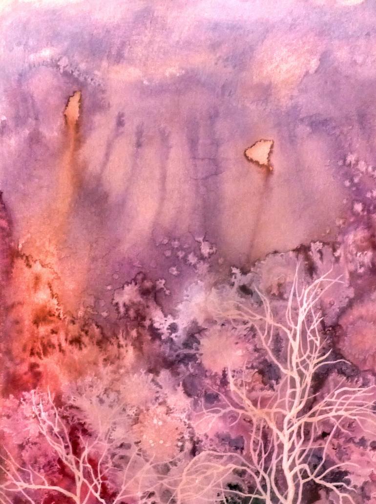 Original Modernism Landscape Painting by Kristine Kvitka