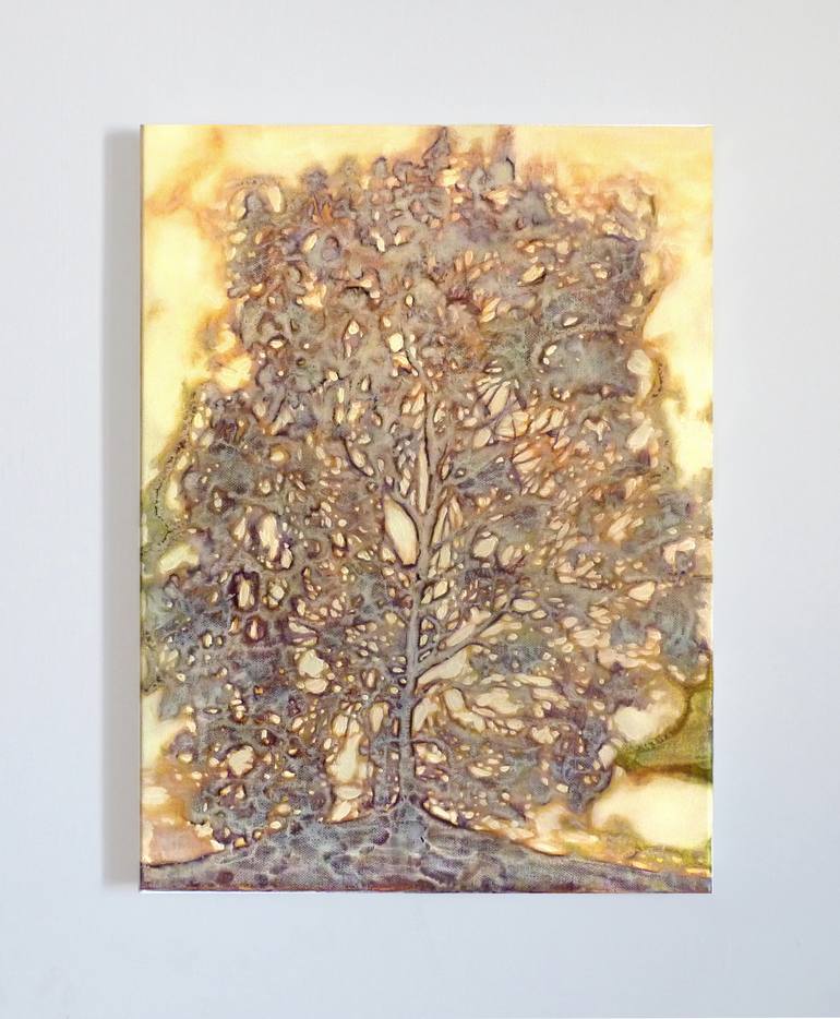 Original Fine Art Tree Painting by Kristine Kvitka