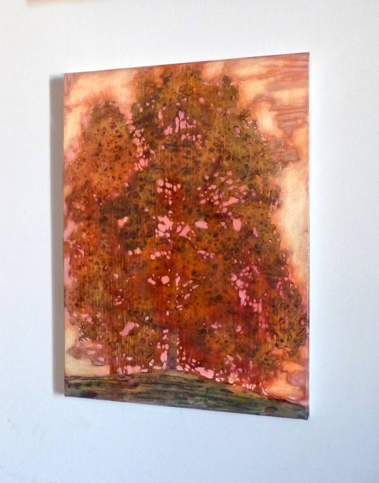 Original Fine Art Tree Painting by Kristine Kvitka