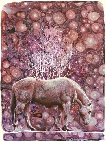 Original Horse Paintings by Kristine Kvitka