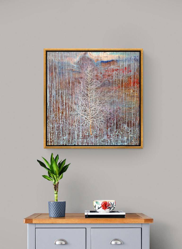 Original Fine Art Tree Painting by Kristine Kvitka