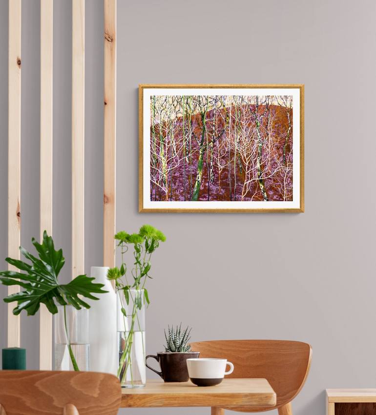 Original Fine Art Tree Painting by Kristine Kvitka