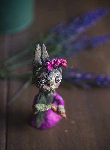 Author's figurine of a bunny thumb