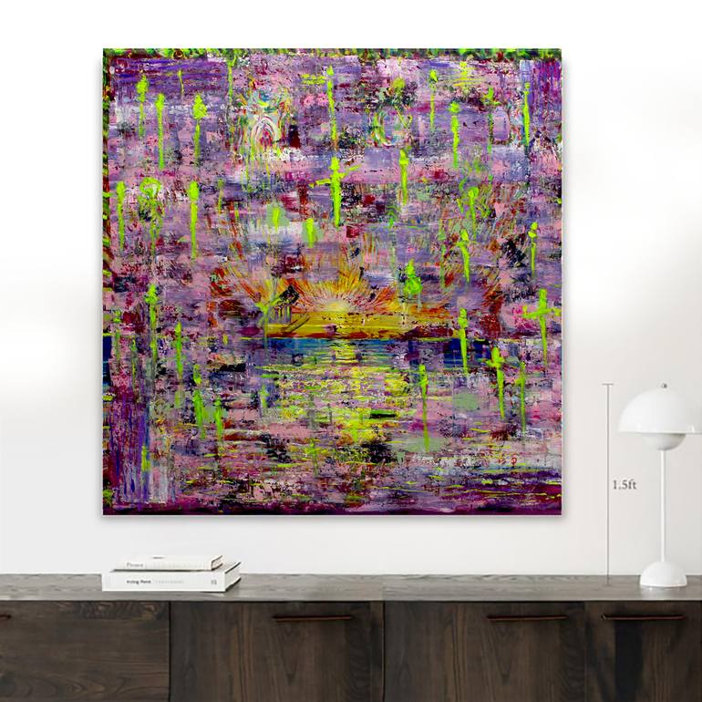 Original Abstract Painting by Master Phago Abstracts