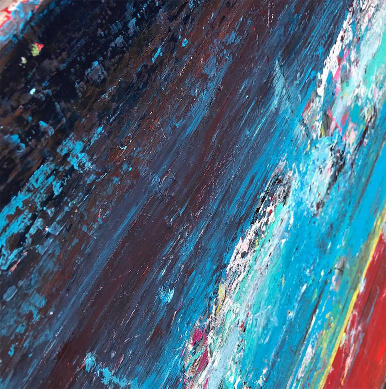 Original Abstract Expressionism Abstract Painting by Master Phago Abstracts