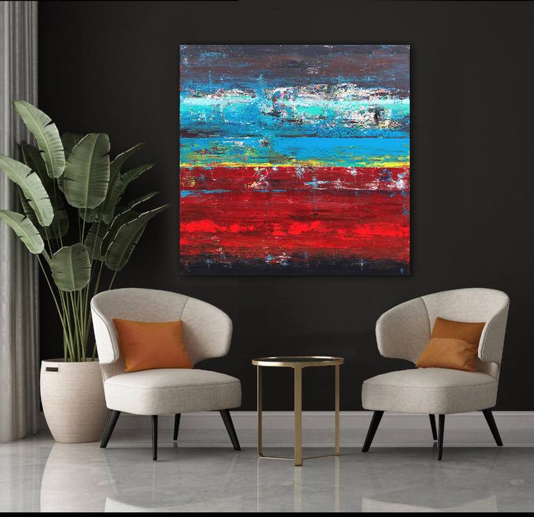 Original Abstract Expressionism Abstract Painting by Master Phago Abstracts