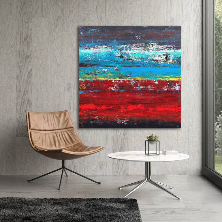 Original Abstract Expressionism Abstract Painting by Master Phago Abstracts